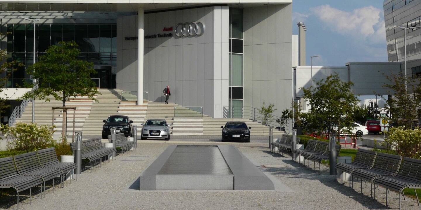 Kusser Granitbrunnen Audi Ingolstadt