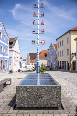 fountain in a Bavarian village