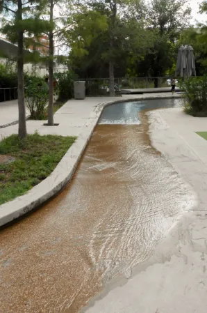granite runnel water feature