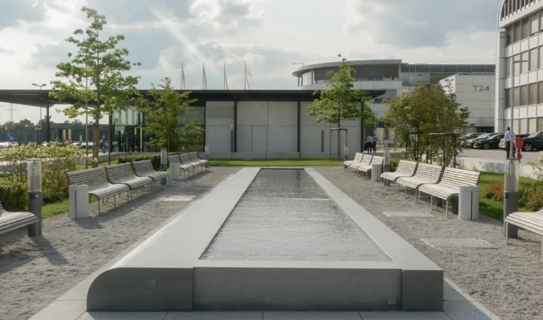 Fountainsystem made out of solid granite