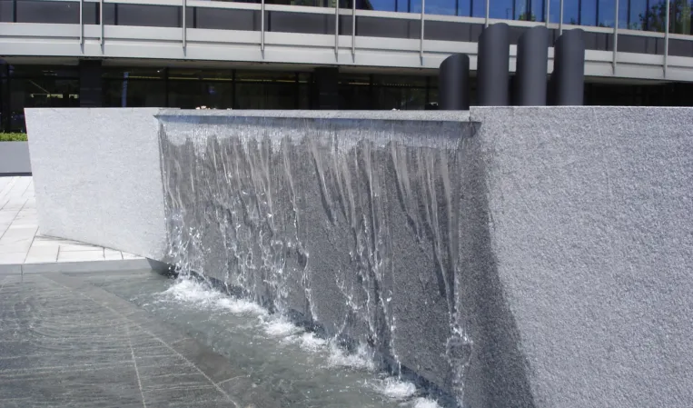 Granite water wall