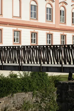 Bridge in front of a castle