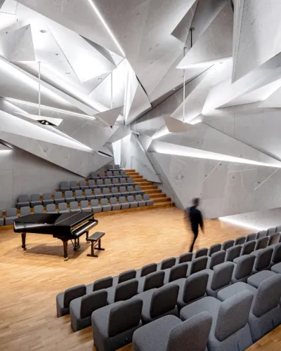 Concert Hall made out of granite