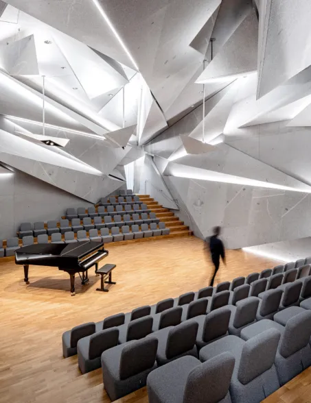 Concert Hall made out of granite